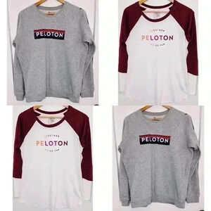 Peloton Sweatshirt & Long Sleeved  Tee Combo